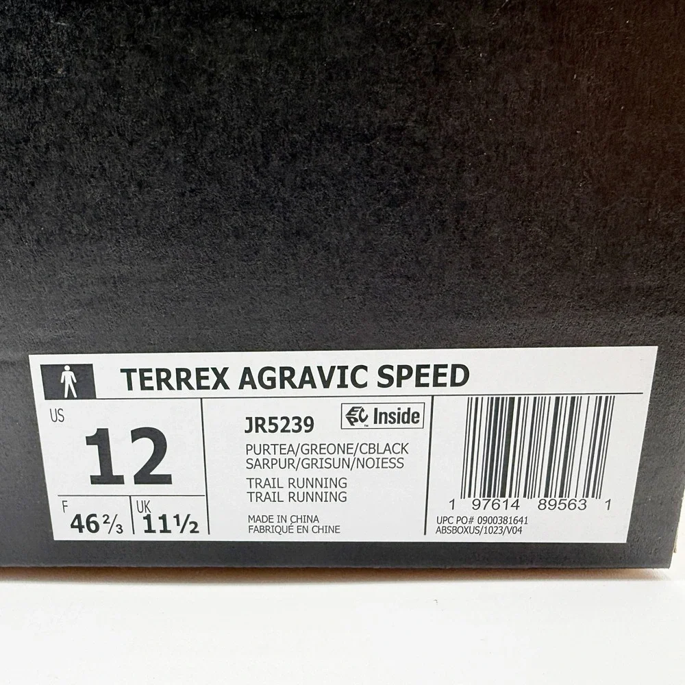 Adidas Terrex Agravic Speed 'Pure Teal' / Size 12 Mens / JR5239, NEW